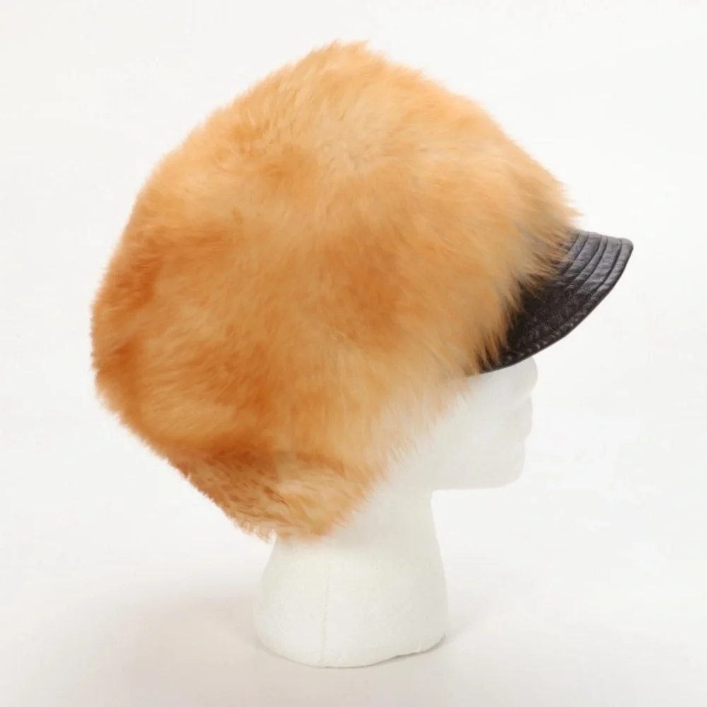 Italian shearling hat - Picture 3 of 6